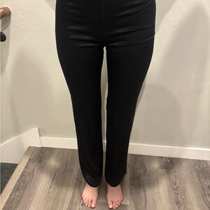 Jack Rogers Women's Elegant Black Straight Leg Pants